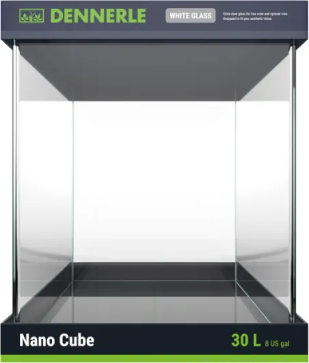 Nano Cube White Glass, 30 L