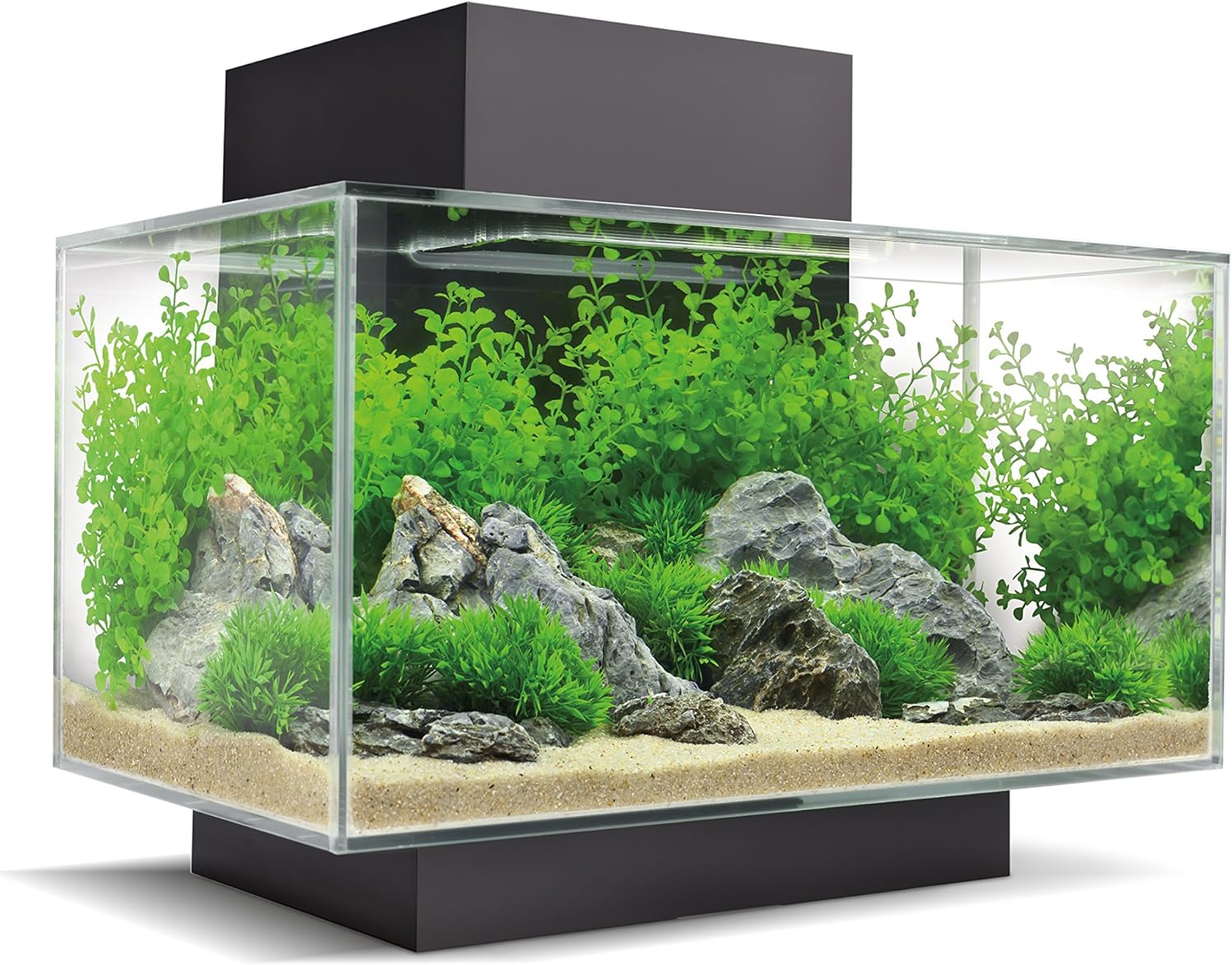 15034 Verre Edge 2.0 23l Aquarium Set, Poisson, Noir Noir 23L