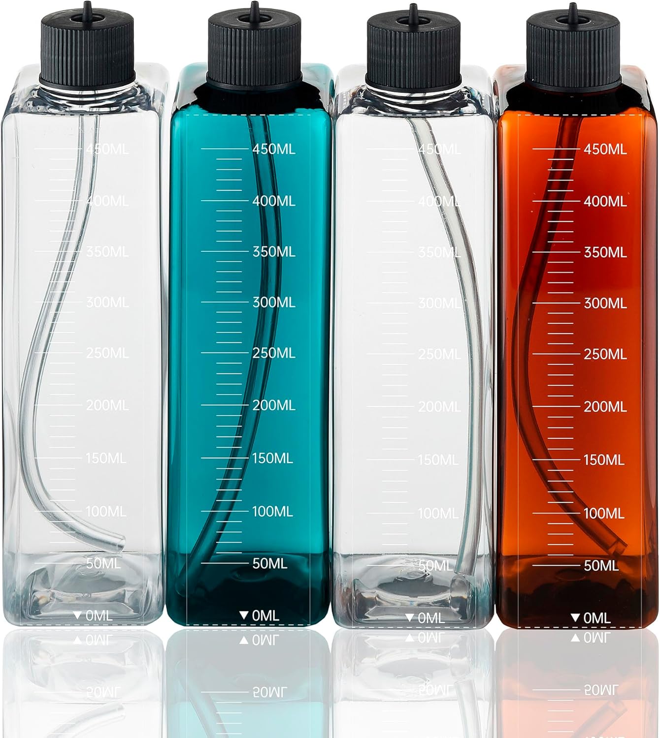 CHIHIROS AQUATIC STUDIO Récipient de dosage - Réservoir de dosage - Pompe de dosage - Conteneur de stockage pour fournitures d'aquarium, réservoir d'eau de poisson - Kit de dosage de précision du 450 ml