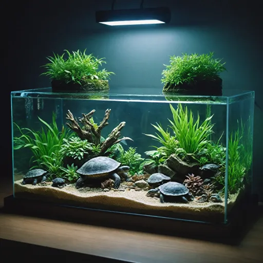 Tout savoir sur les aquariums pour tortues d'eau de 120 cm