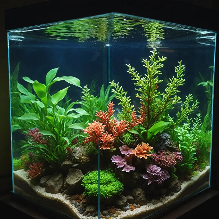 Les secrets d'un aquarium en forme de cube