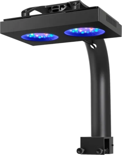 HyperReef 100 Gen 2, Éclairage LED Pour Aquarium Récifal 100W Pour Coraux SPS/LPS Poissons Marins, Spectre Amélioré En Violet Et Bleu, 5 Canaux Entièrement Programmables