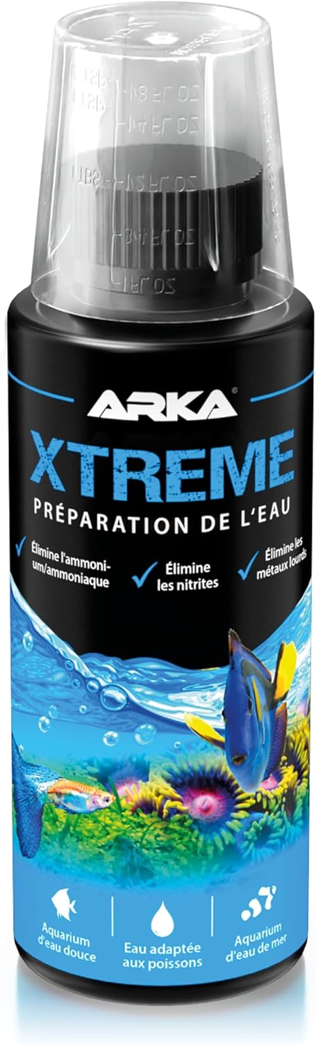 Conditionneur d’Eau Aquarium 118ML – neutralise Chlore, Ammoniac & nitrites – Rend l’Eau du Robinet sûre pour Poissons – Lie métaux Lourds – idéal pour changements d’Eau & démarrage – Microbe-Lift 118 ml