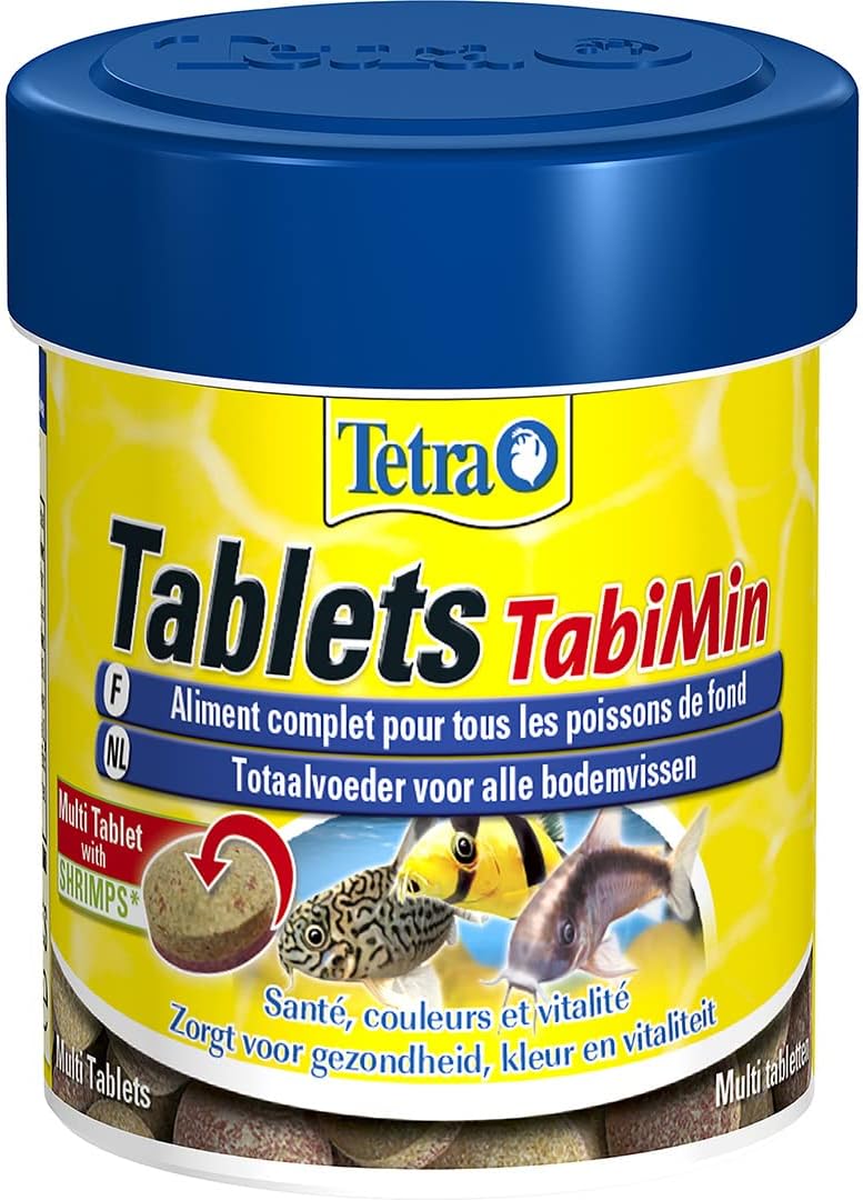 Nourriture Tabimin 120 Tablettes pour Aquariophilie Nourriture pour poissons 36 g (Lot de 1)