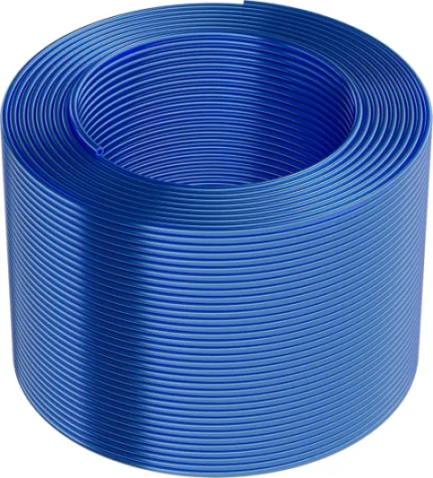 ARKA Tuyau en silicone - 4/6 mm, bleu - Tuyau alimentaire, résistant au CO2 et à l'ozone, optimal pour l'utilisation dans les aquariums, assure le transport de liquides et de gaz 200m