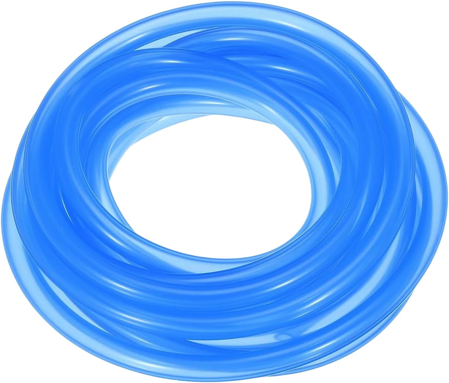 Tuyau en Silicone Flexible - 4mm x 6mm - Idéal pour Aquarium, Transfert d'Eau et d'Air, Convient pour Application Alimentaire et Jardinage (Bleu, 20M) 20M Bleu