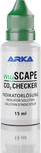 ARKA mySCAPE-CO2 Checker Liquid - 15 ML - Surveillance fiable du CO2 avec Affichage en Couleur - Indispensable pour Un aquascaping précis dans Les Aquariums d'eau Douce.