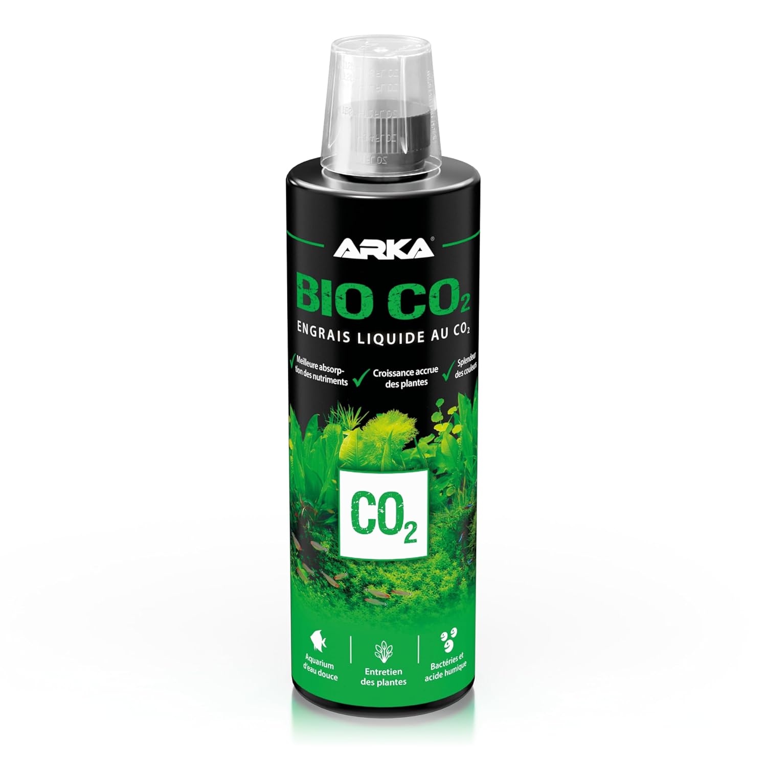 Microbe-Lift Bio Co2 – Engrais CO2 Liquide, Engrais carbonique pour des Plantes d'aquarium Superbes, 473 ML