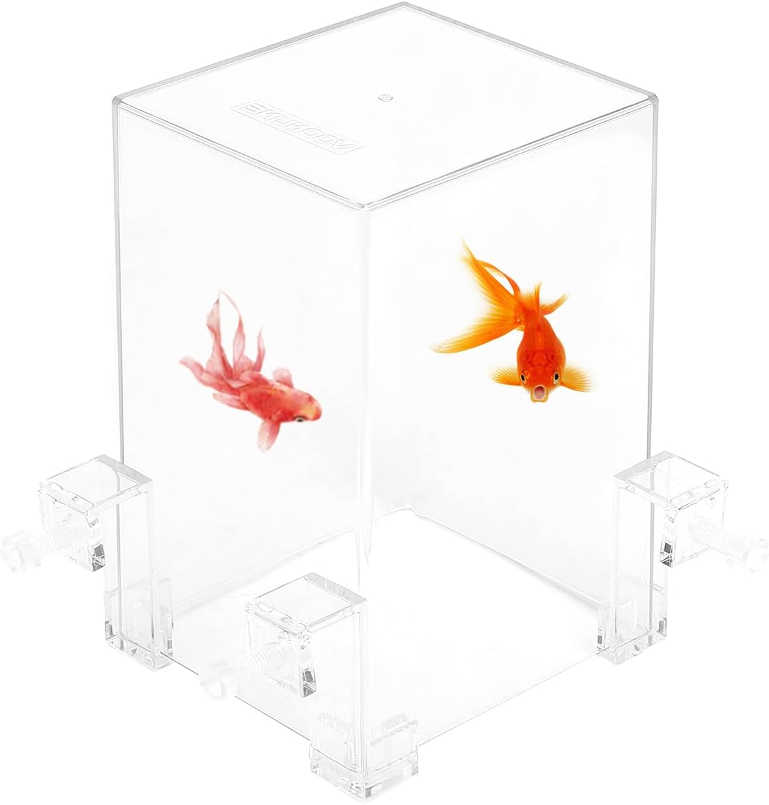 Tour de poisson en acrylique sous vide - Pour l'aménagement paysager écologique - Observation confortable Tour à poissons à dépression
