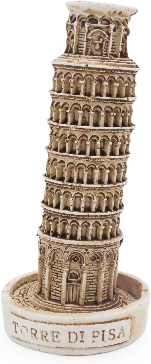 Décoration d'aquarium Tour de Pise penchée pour reptile, tortue, lézard, araignée, terrarium, bâtiment, décoration pour animal domestique