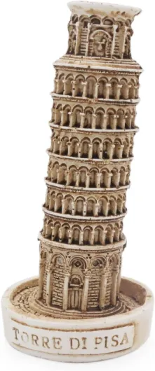 Décoration d'aquarium Tour de Pise penchée pour reptile, tortue, lézard, araignée, terrarium, bâtiment, décoration pour animal domestique