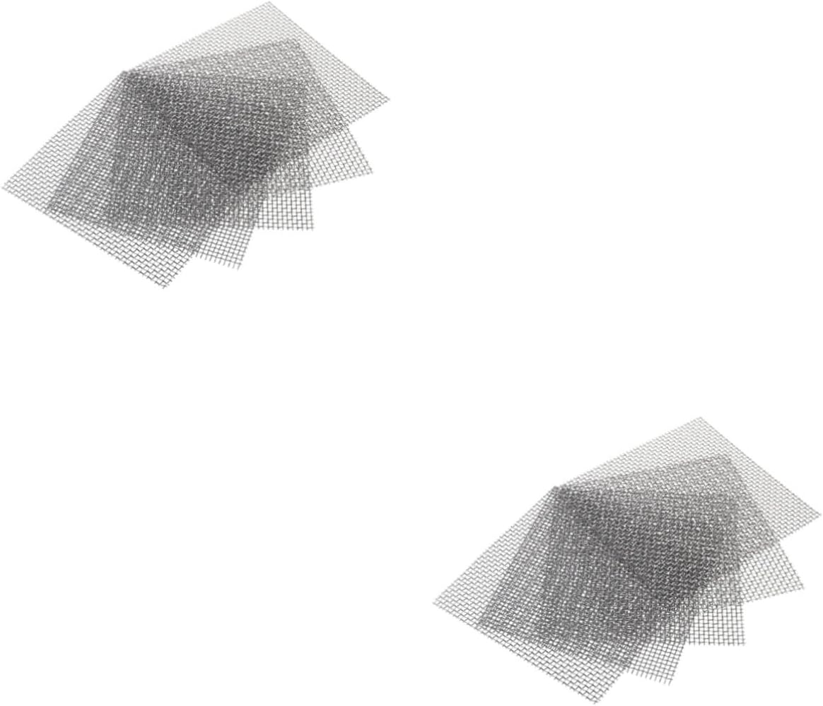 BESPORTBLE 20 Pièces 304 Tapis de Maille Fixe d'aquarium Mousse de crevette Mousse de Java pour Aquarium cofre Fort décoration pour Aquarium en Treillis métallique rencontré Size 2x2pcs argentx2pcs