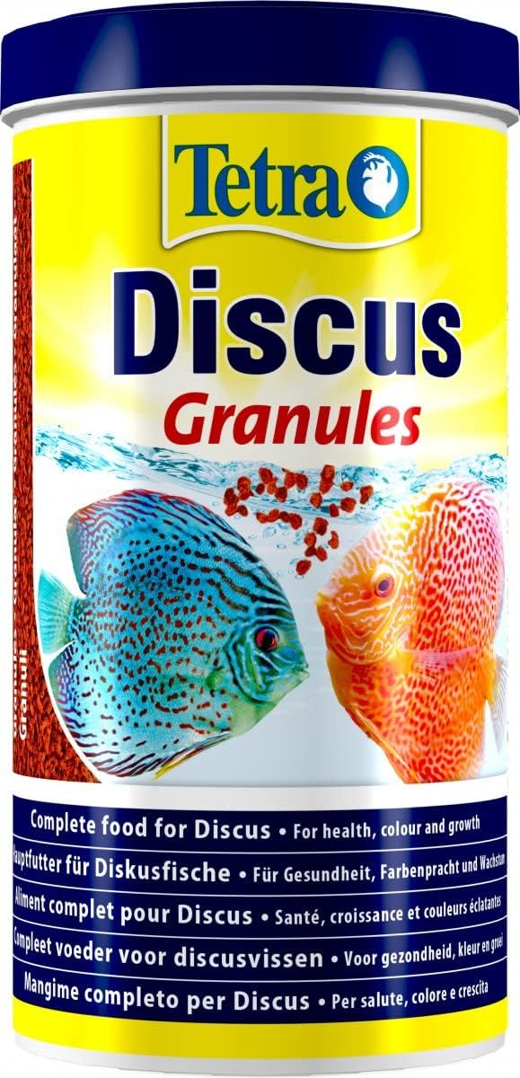 Nourriture Pour Poissons Complète - Pour Discus - Aliment en Granulés Submersibles - 1 Litre 1 l (Lot de 1)