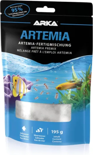 Œufs d’artémias avec sel – Microbe-Lift Set 195g – taux d’éclosion Jusqu’à 95% – Nourriture Vivante pour alevins, coraux & invertébrés – prêt à l’Emploi – Aquarium Eau Douce & mer