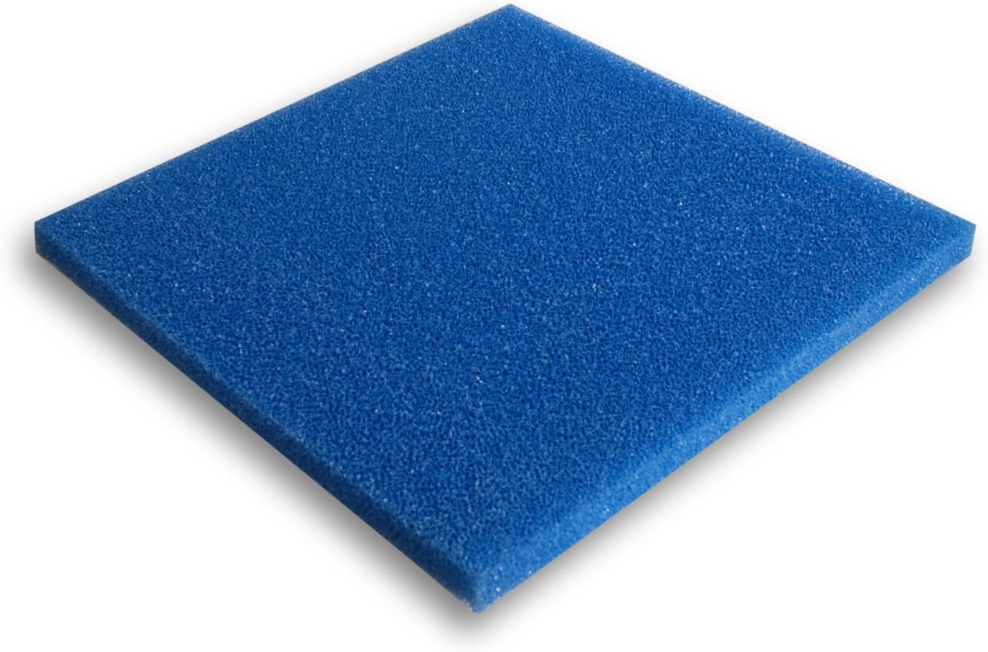 Tapis Japonais filtrant - 50 x 50 x 3 cm / 10 ppi - Grossier - Filtre de Bassin et d'Aquarium pour Filtration Eau HMF - Couleur Bleue 3 cm dick+10 ppi+couleur bleue