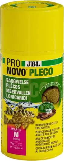 PRONOVO PLECO WAFER, Comprimés pour Poissons, taille M, 100 ml 53 g (Lot de 1)