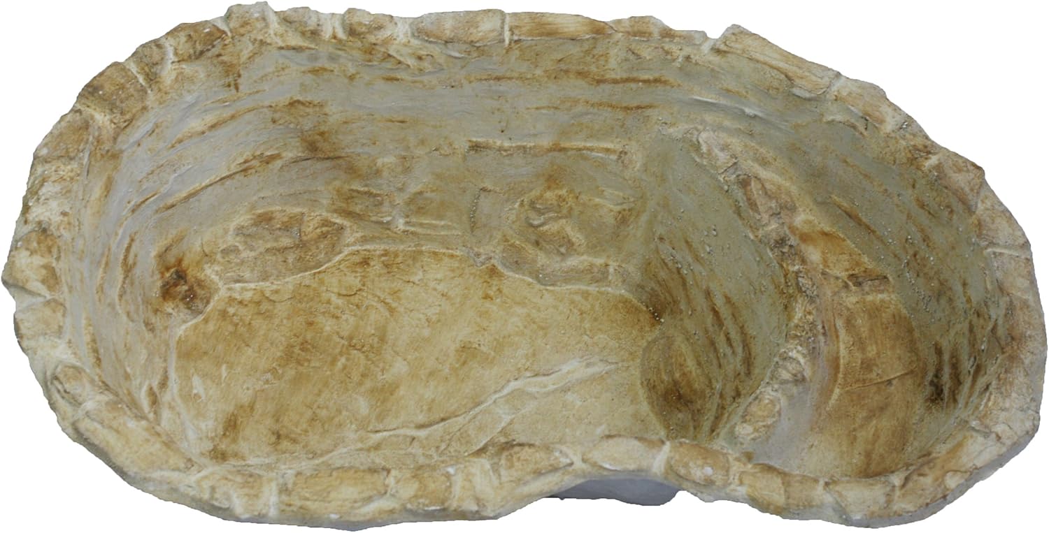 Bassin de Jardin Fulda Fels, Beige/Brun, 112 x 70 x 31 cm / 100 l