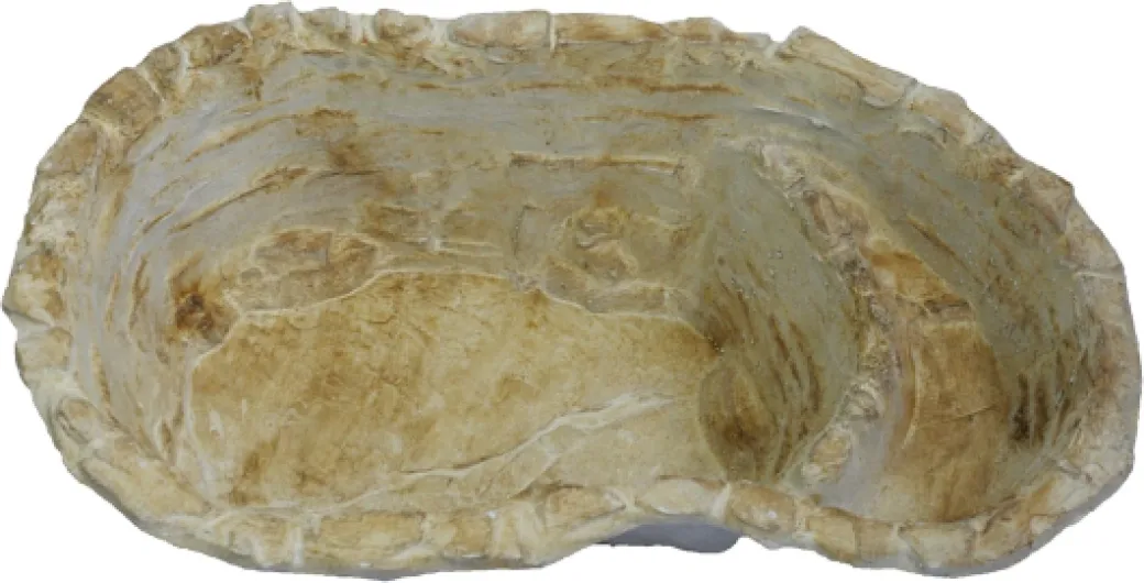 Bassin de Jardin Fulda Fels, Beige/Brun, 112 x 70 x 31 cm / 100 l