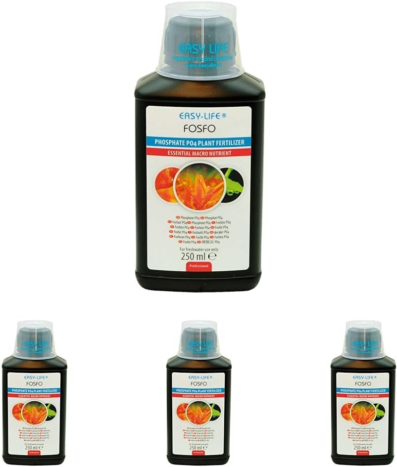 Easy Life Fosfo Traitement de l'eau pour Aquariophilie 250 ML (Lot de 4)