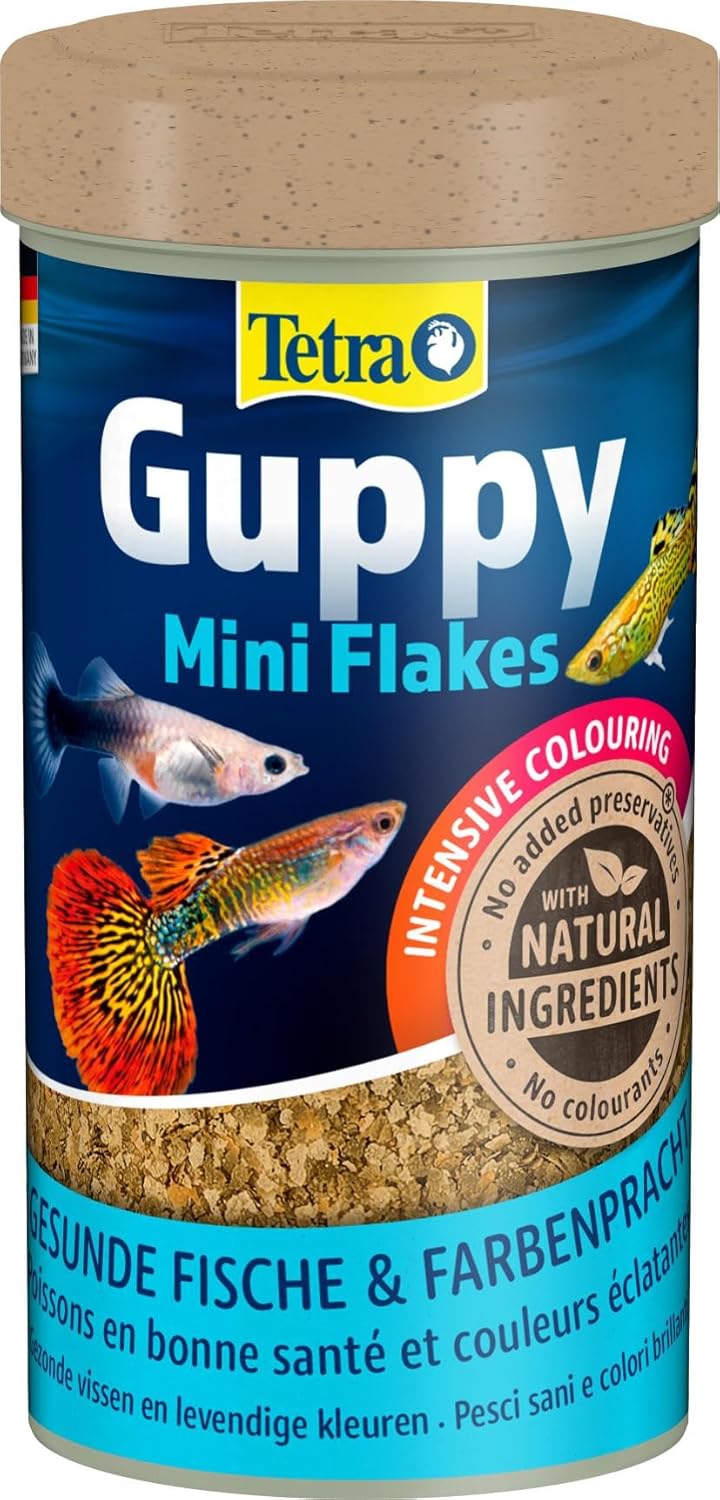 Guppy - Aliment Complet pour les Guppies - 250ml 75 g (Lot de 1) Tetra Guppy