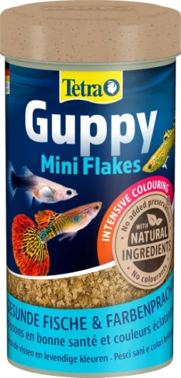 Guppy - Aliment Complet pour les Guppies - 250ml 75 g (Lot de 1) Tetra Guppy