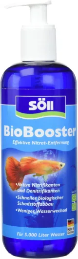 Söll 83693 BioBoost 500 ml – Détachant efficace des nitrates pour aquarium, réduction rapide des polluants biologiques, moins de changements d'eau 500 ml für 5.000 Liter