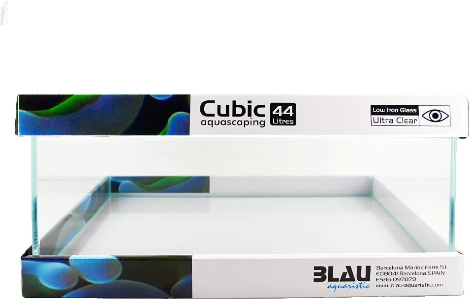 Blau Aquaristic Cubic Aquascaping 44 Shallow, Transparent