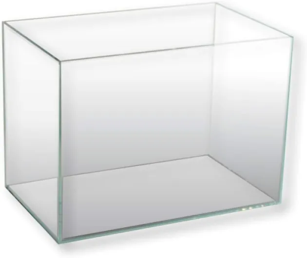 Nanoscaping - Tank Aquarium de 30L - Bac à Poisson en Verre Extra Clair 35 x 28 x 30 cm - Nano Aquarium pour Poissons Rouges ou pour Tortues d'Eau avec Tapis Amortisseur Inclus 30 L