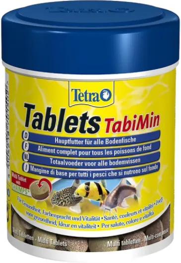 Nourriture Tabimin pour Aquariophilie, Crevette, 275 Tablettes Nourriture pour poissons 85 g (Lot de 1)
