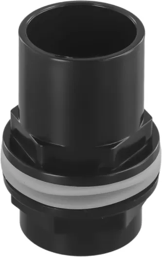 Passe Paroi Raccord Fileté En PVC Pour Entrée De Réservoir D'aquarium Avec Joint D'étanchéité (40 mm) 40mm