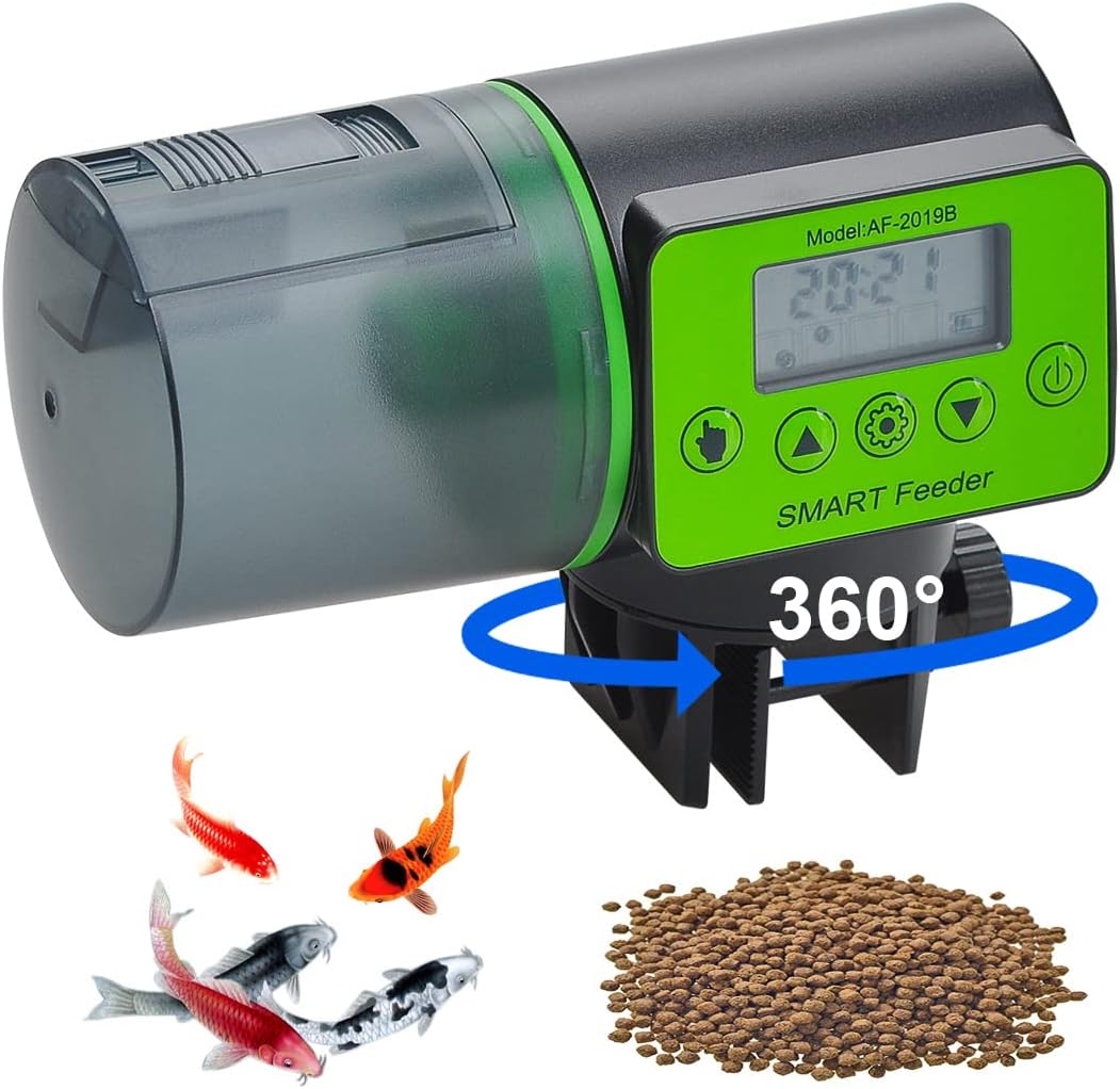 Distributeur automatique de nourriture pour aquarium résistant à l'humidité