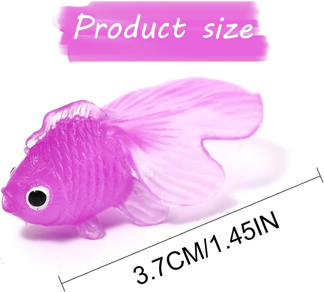 Lot de 21 Poissons artificiels en Plastique réaliste pour Aquarium