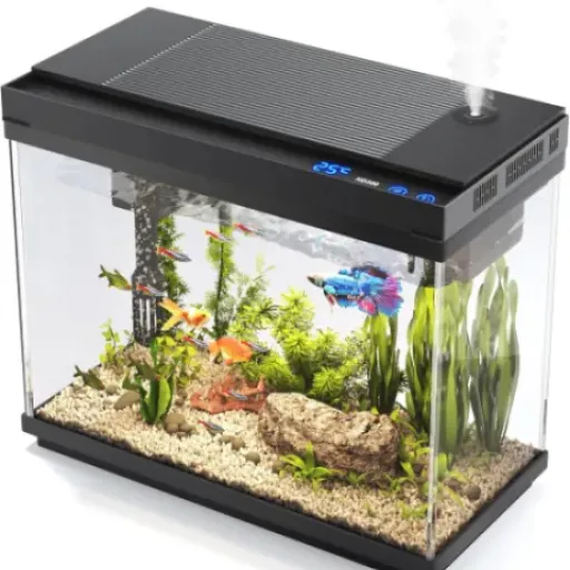 Test Vehipa Aquarium Complet 9L : petit bac design avec gadgets intégrés, pratique mais limité