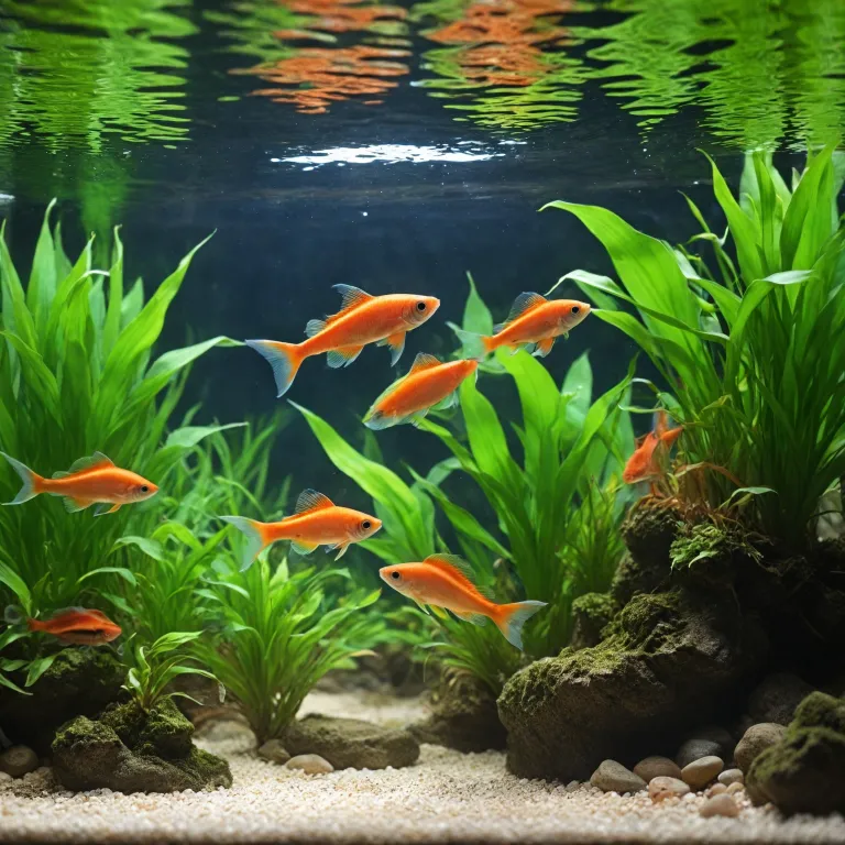 Poisson nez rouge : guide expert pour un banc éclatant en aquarium planté