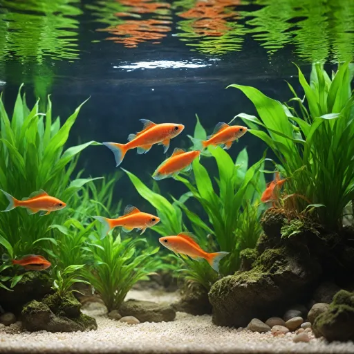 Poisson nez rouge : guide expert pour un banc éclatant en aquarium planté