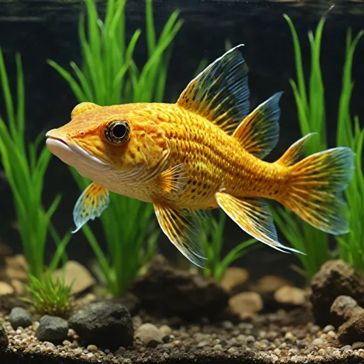 Tout savoir sur l’ancistrus gold, un poisson robuste pour aquarium d’eau douce