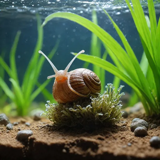 Escargot neritina : un allié élégant et utile pour l’aquarium d’eau douce