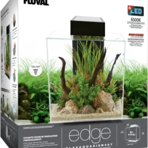 Test Fluval Edge 2.0 46 L Blanc : un bel aquarium design, pas le plus simple à vivre