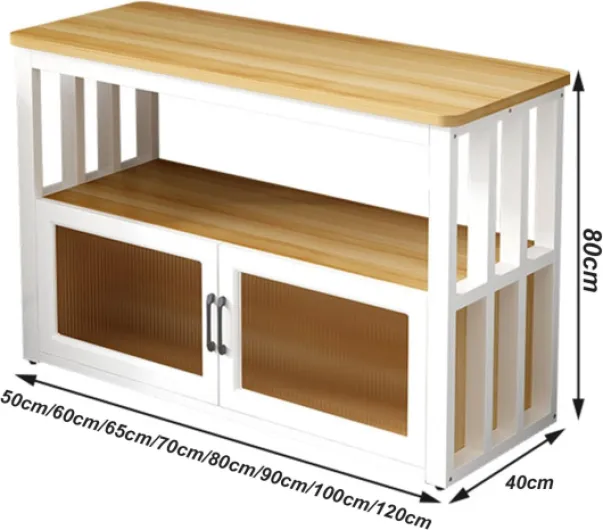 Support d'aquarium en métal pour le stockage d'accessoires d'aquarium, Table de Support de Terrarium de Réservoir de Tortue d'Éleveur de Reptiles à 3 niveaux, Support De Réservoir En Verre Au Sol 80x40x80cm White Board + Black Frame