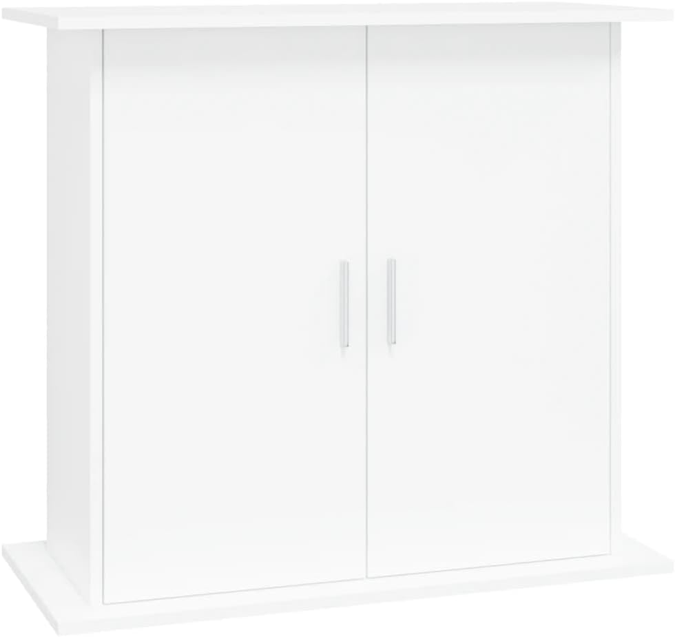 Support pour Aquarium Support d'aquarium avec Armoire de Rangement Meuble pour Aquarium-Blanc-81 x 36 x 73 cm Blanc 81 x 36 x 73 cm