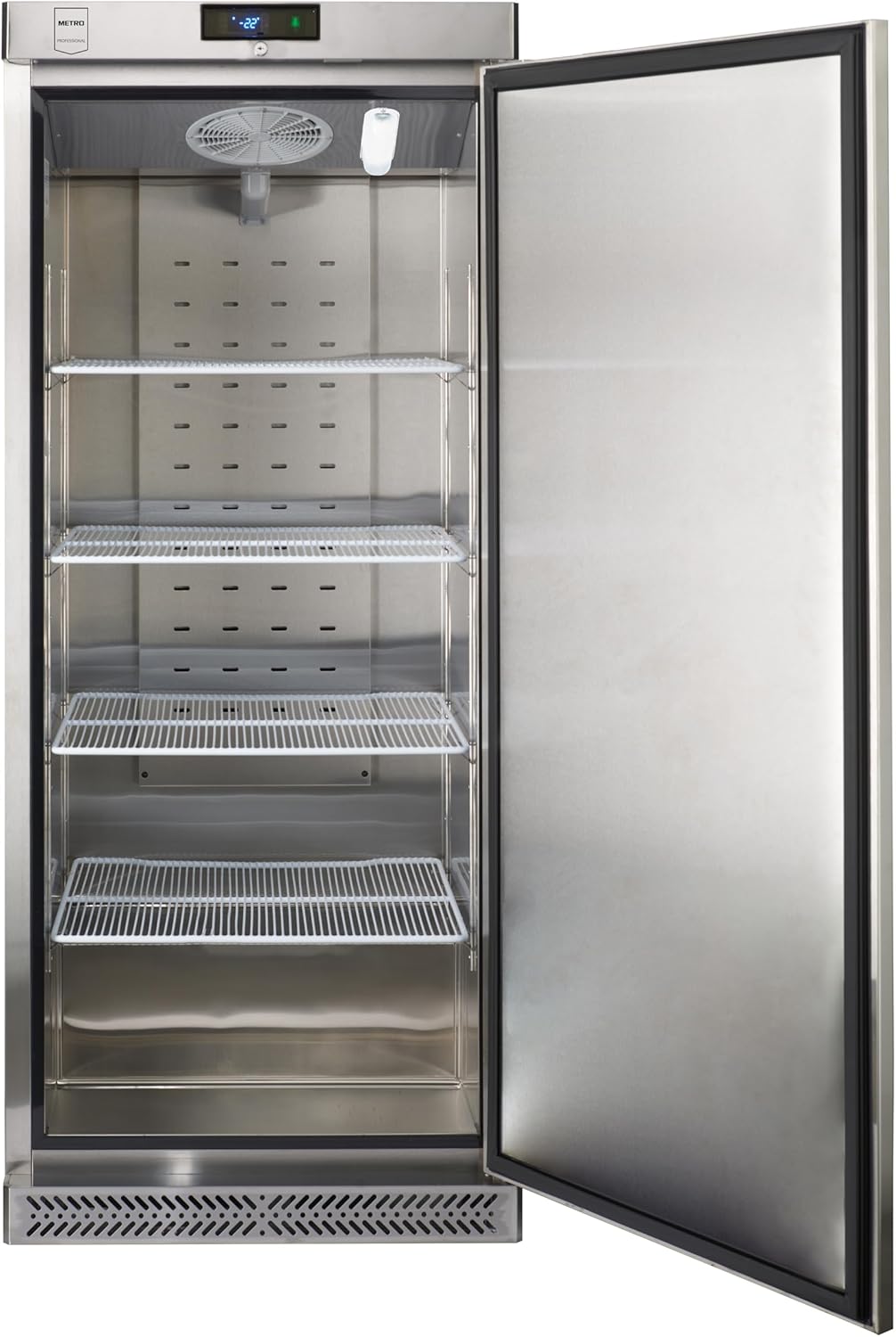 Congélateur GFR6600S, 380 L, refroidissement par air, 480 W, avec serrure, 5 étagères réglables, argenté 380 L (480 W) Argenté