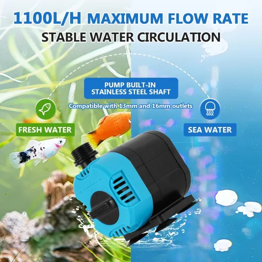 BAOSHISHAN Refroidisseur d'eau pour aquarium 160L Refroidisseur d'eau pour aquarium de poisson Refroidisseur silencieux pour l'hydroponie Mauvaises herbes Méduses Crevettes Cristal