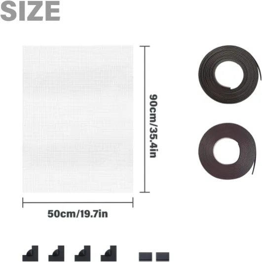 Filet magnétique Anti-Ressort pour Aquarium Attraction magnétique Protection en Maille Protège Les Poissons de l'aquarium