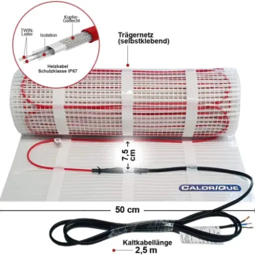 Test Tapis de câbles chauffants électriques CALORIQUE 4 m² : le chauffage au sol simple qui fait le job