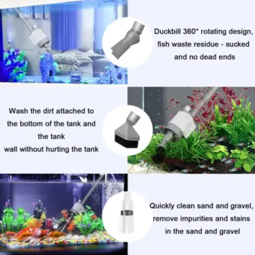 Test Nettoyeur De Gravier 20W SDYBZSTU : ça aspire correct, mais c’est pas du matos pro