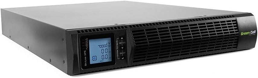 Green Cell® UPS USV Onduleur 3000VA (2700W) 230V Alimentation d'énergie Non interruptible Online Montage en Rack 6X IEC320 C13-10A Unique