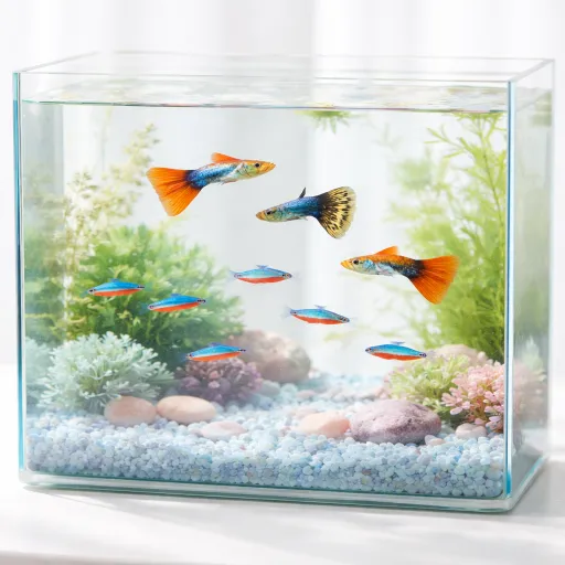 Guppys et néons : cohabitation idéale ou duo à risques ?