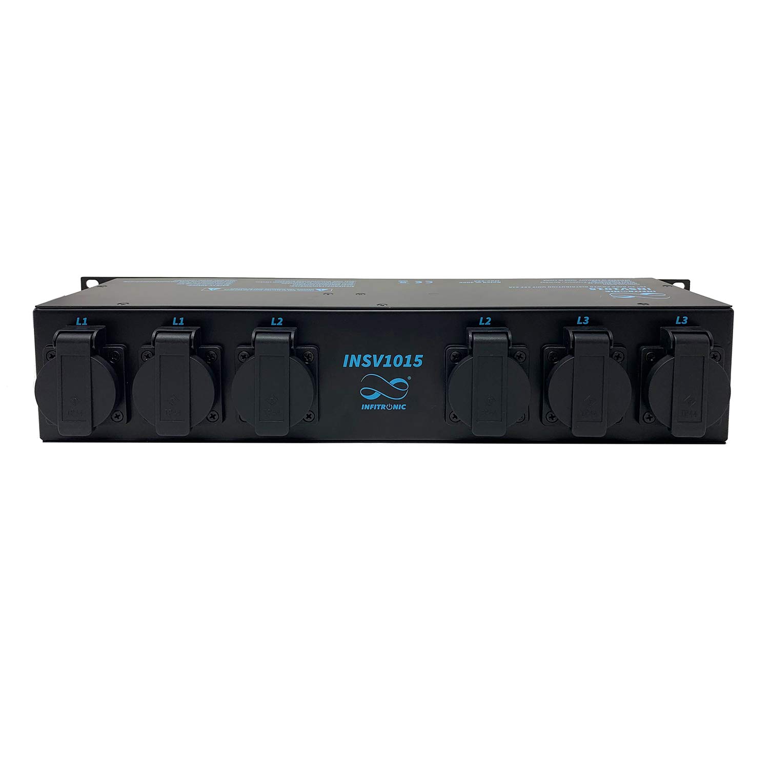 Infitronic - INSV1015A - 19" 2U - Répartiteur de courant de scène - Multiprise CEE 32A
