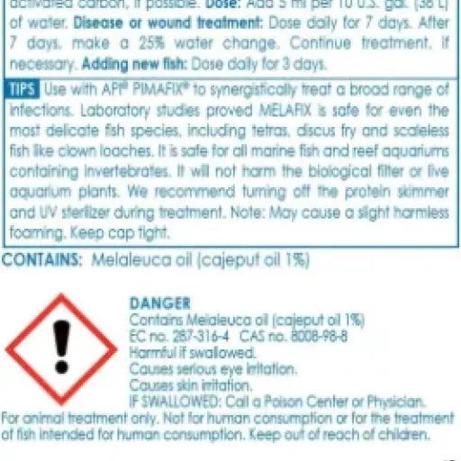 Test API Melafix Poisson d'eau Douce : le « désinfectant » naturel qui rassure quand les poissons commencent à tirer la tronche