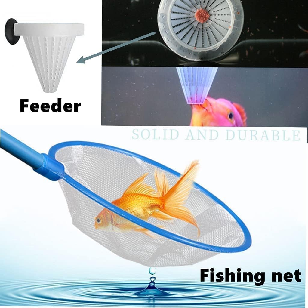 6 Pièces Outil Aquarium en Acier Inoxydable, 6 en 1 Aquascaping Tools, Kits pour Aquariophile Débutant, Longue Pince À Épiler, des Ciseaux, Un Filet de Pêche et Un Entonnoir d'alimentation